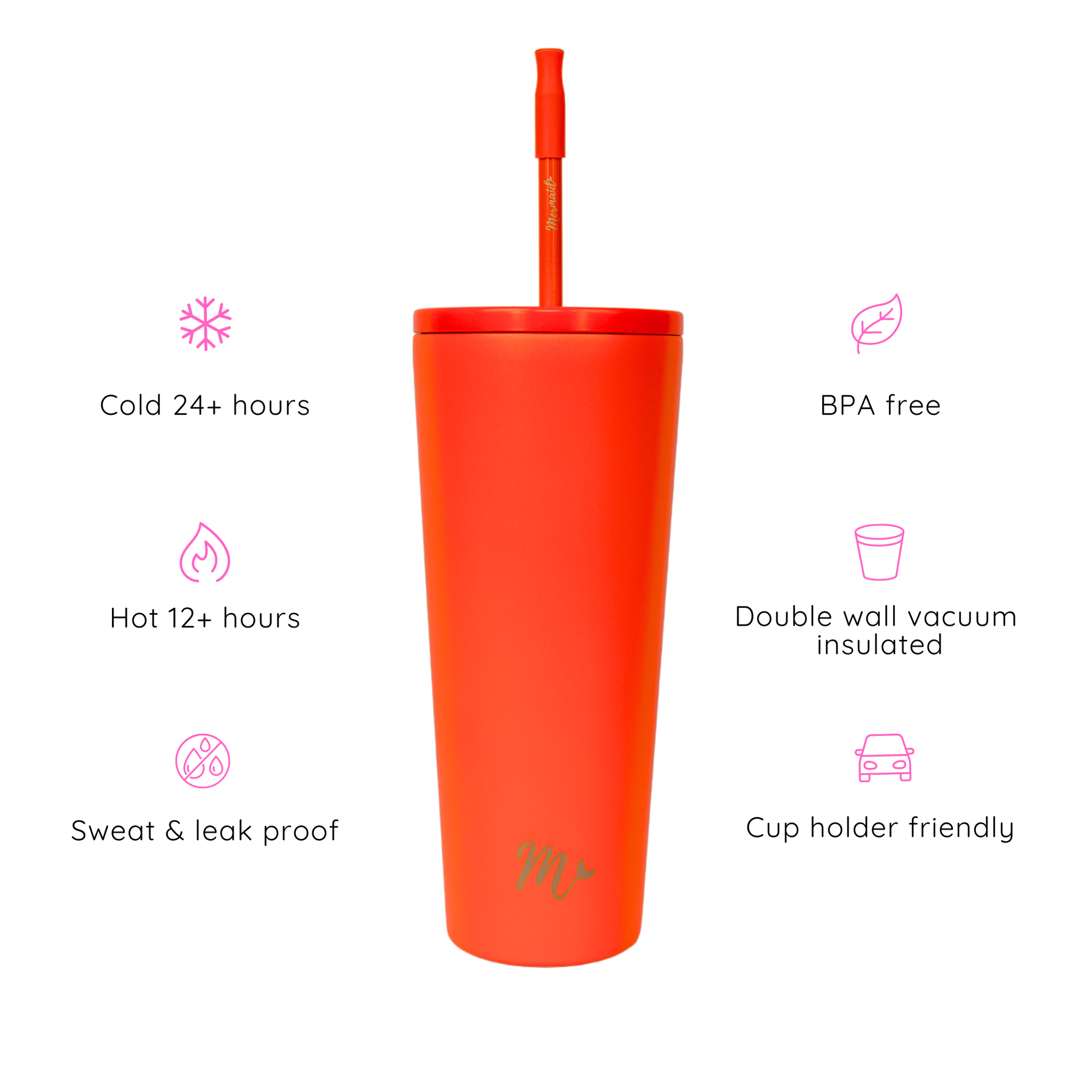 22oz Orange Cup