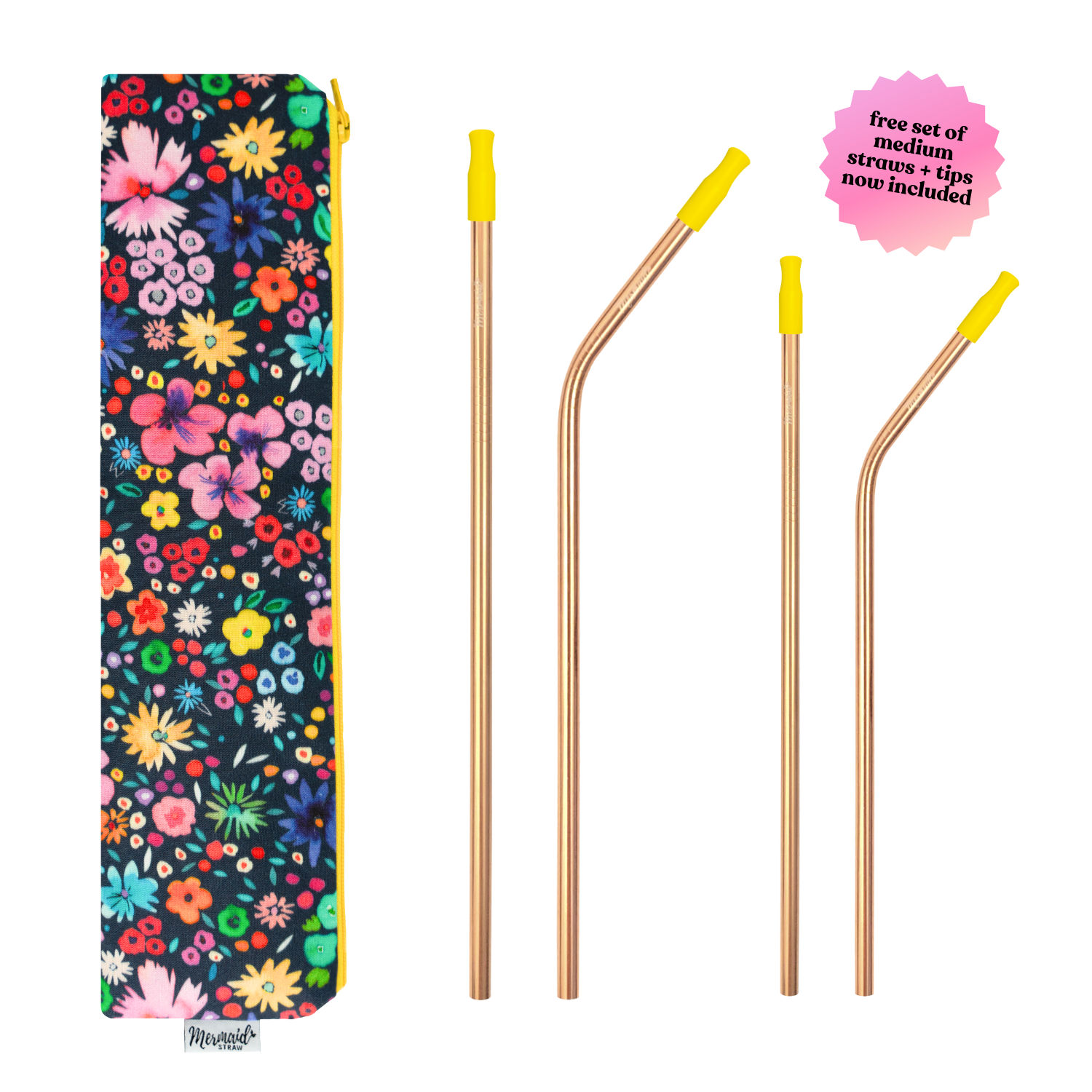 Ditzy Floral Straw Pack