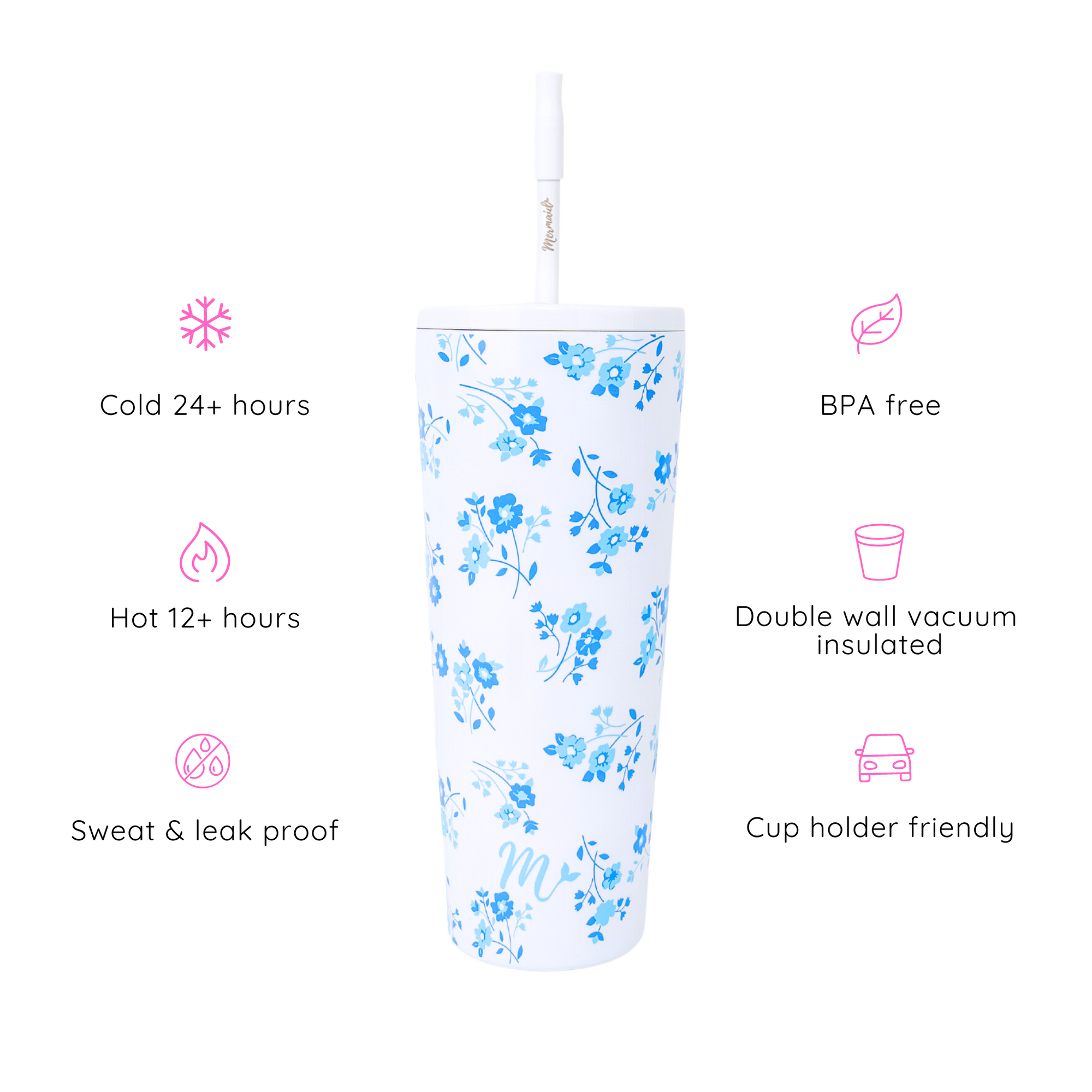 22oz Forget Me Not Cup