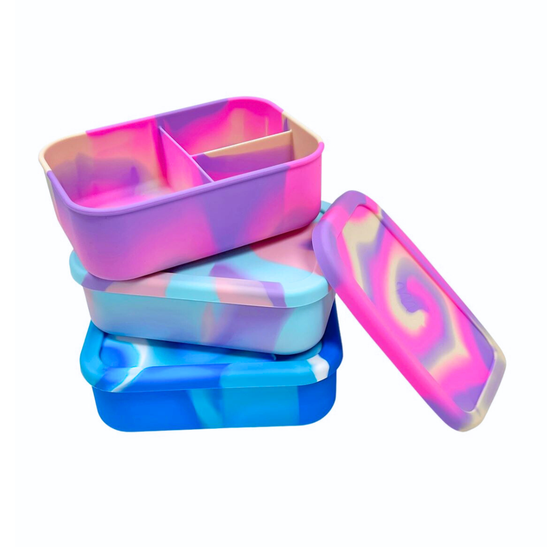 Tie Dye Silicone Bento Box